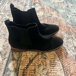 Black Suede Ankle Boots